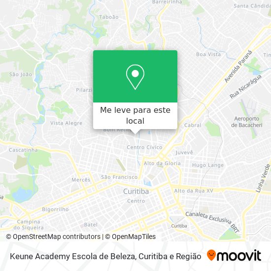 Keune Academy Escola de Beleza mapa