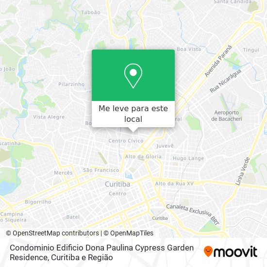 Condominio Edificio Dona Paulina Cypress Garden Residence mapa