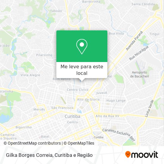 Gilka Borges Correia mapa