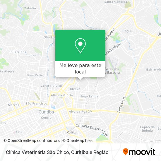 Clínica Veterinária São Chico mapa