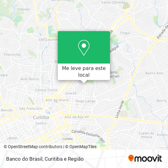 Banco do Brasil mapa