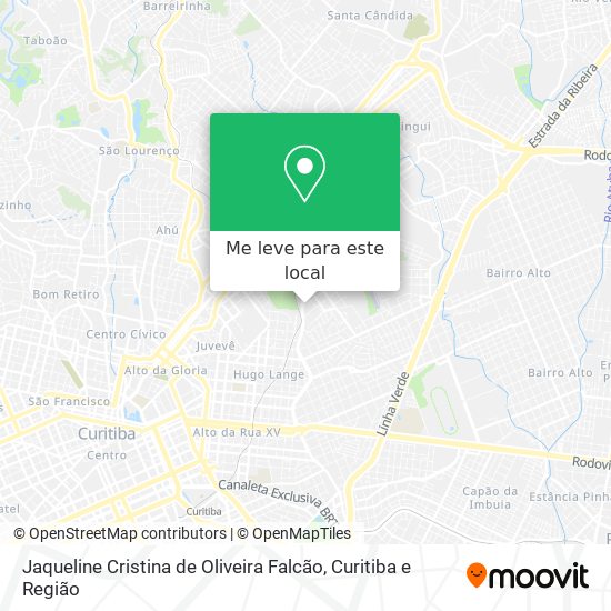 Jaqueline Cristina de Oliveira Falcão mapa