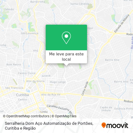 Serralheria Dom Aço Automatização de Portões mapa