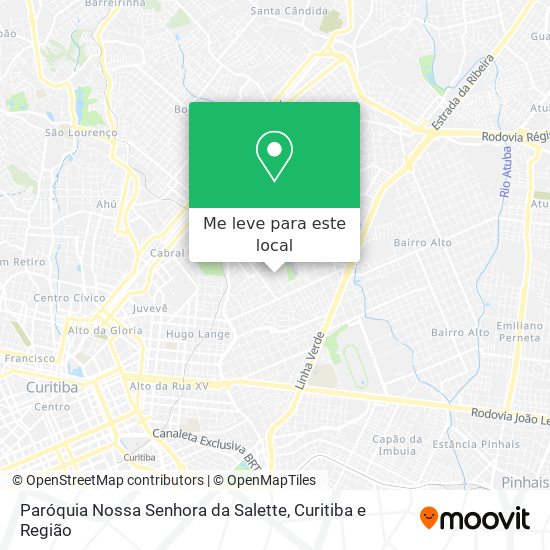 Paróquia Nossa Senhora da Salette mapa