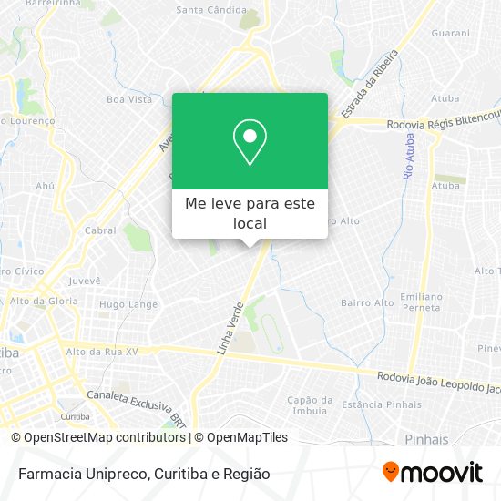 Farmacia Unipreco mapa