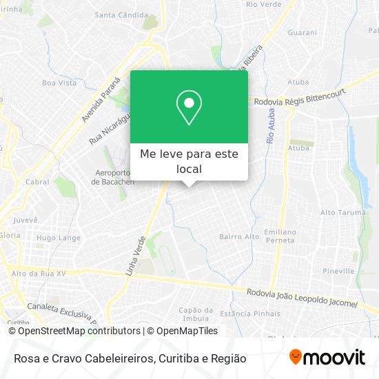 Rosa e Cravo Cabeleireiros mapa