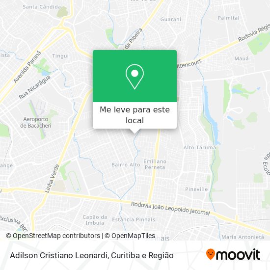 Adilson Cristiano Leonardi mapa