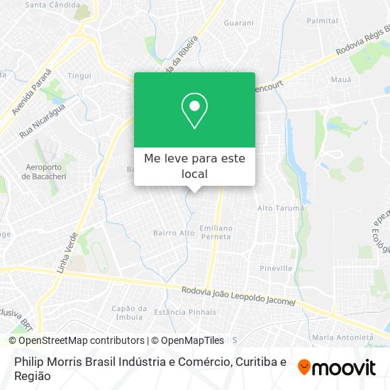Philip Morris Brasil Indústria e Comércio mapa