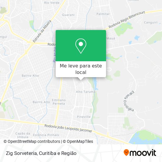 Zig Sorveteria mapa