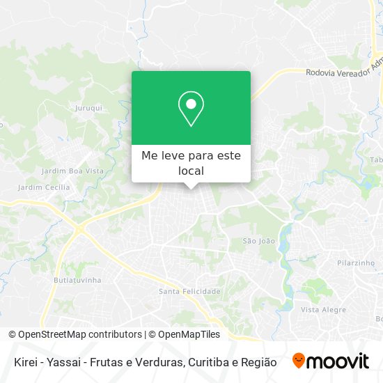 Kirei - Yassai - Frutas e Verduras mapa