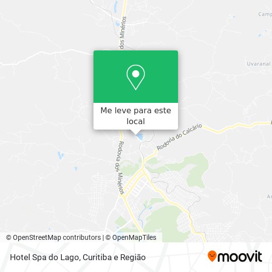 Hotel Spa do Lago mapa