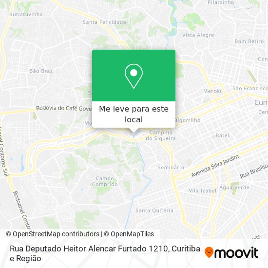 Rua Deputado Heitor Alencar Furtado 1210 mapa