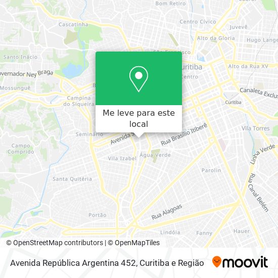 Avenida República Argentina 452 mapa