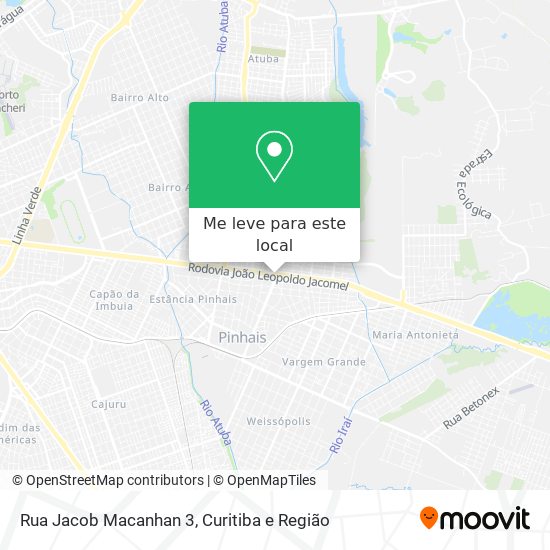 Rua Jacob Macanhan 3 mapa