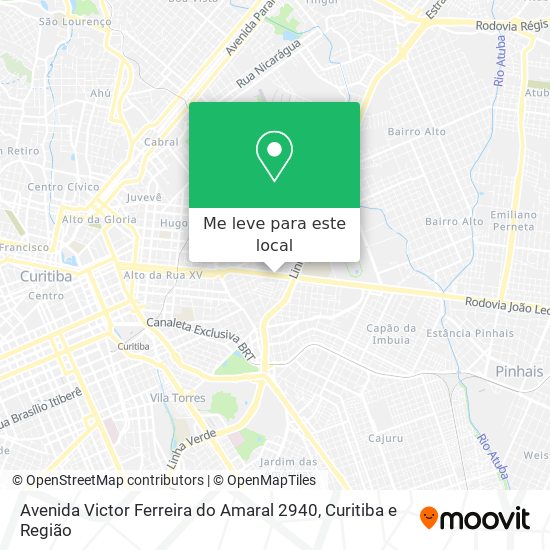 Avenida Victor Ferreira do Amaral 2940 mapa