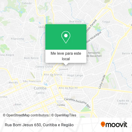 Rua Bom Jesus 650 mapa