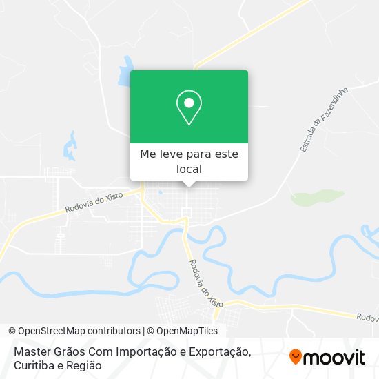 Master Grãos Com Importação e Exportação mapa