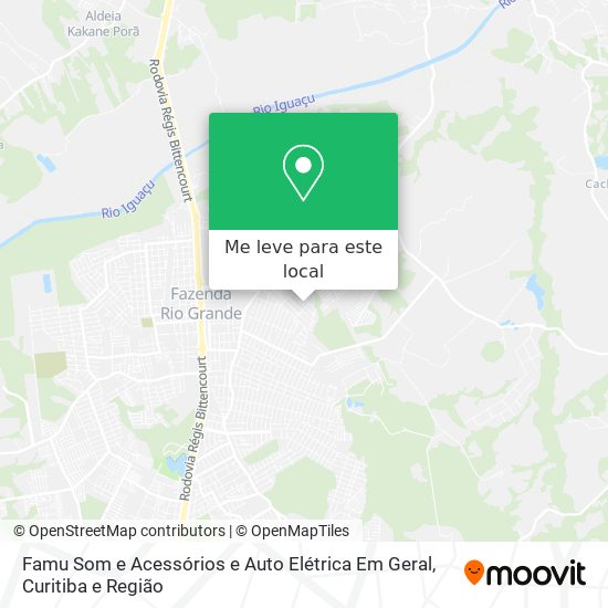 Famu Som e Acessórios e Auto Elétrica Em Geral mapa
