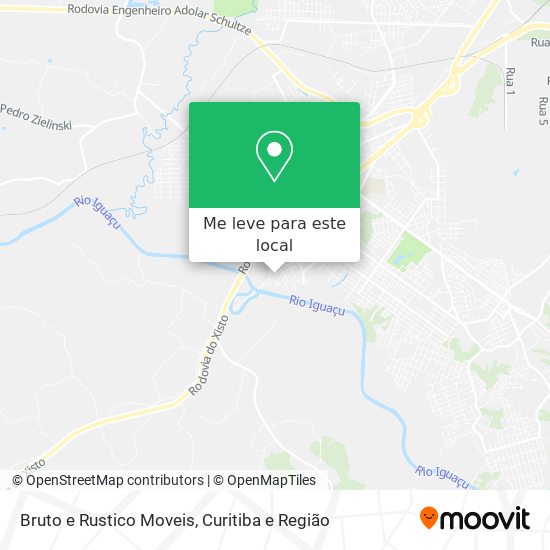 Bruto e Rustico Moveis mapa