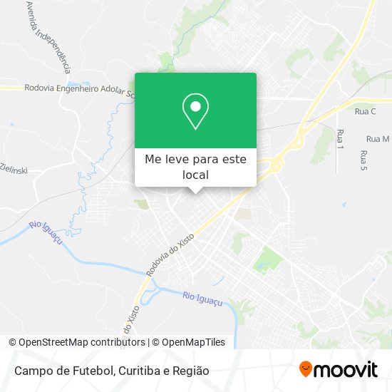 Campo de Futebol mapa