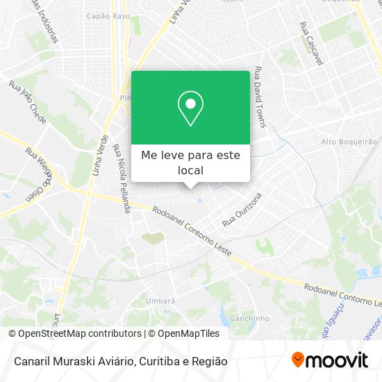 Canaril Muraski Aviário mapa