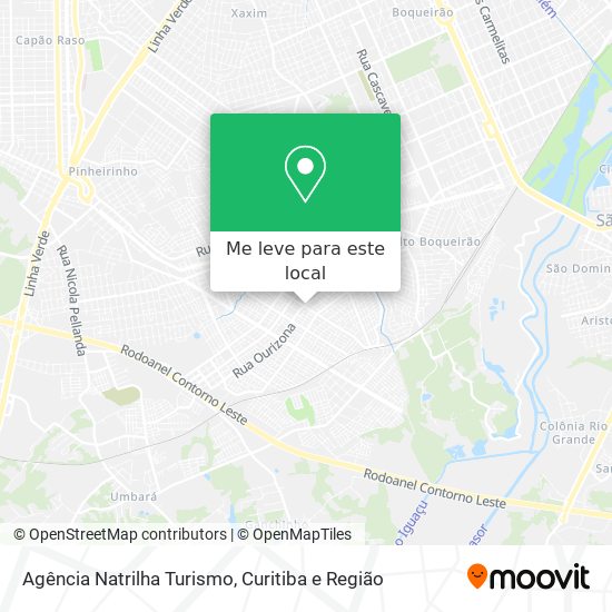 Agência Natrilha Turismo mapa