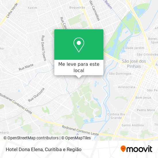 Hotel Dona Elena mapa