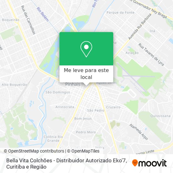 Bella Vita Colchões - Distribuidor Autorizado Eko'7 mapa