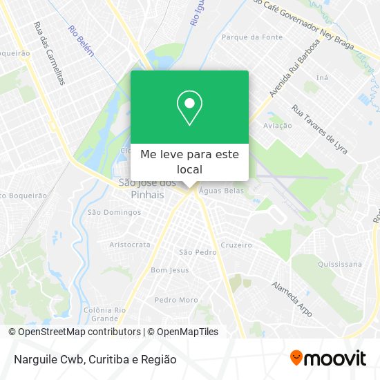 Narguile Cwb mapa