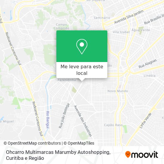 Ohcarro Multimarcas Marumby Autoshopping mapa