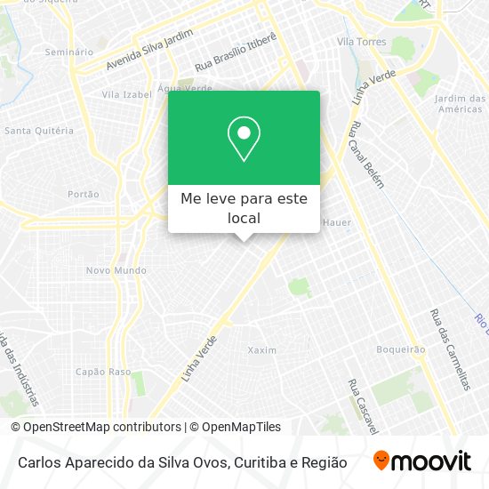 Carlos Aparecido da Silva Ovos mapa