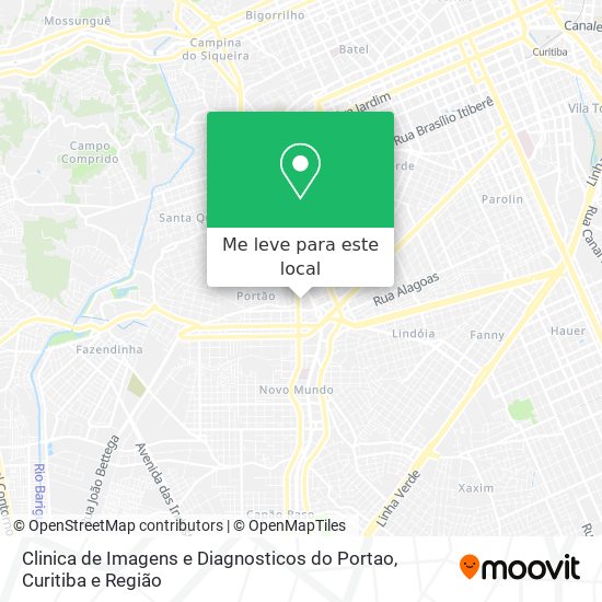 Clinica de Imagens e Diagnosticos do Portao mapa