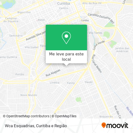 Wca Esquadrias mapa