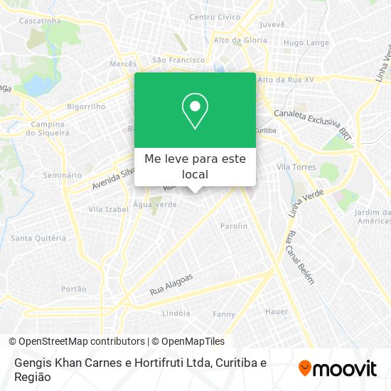 Gengis Khan Carnes e Hortifruti Ltda mapa