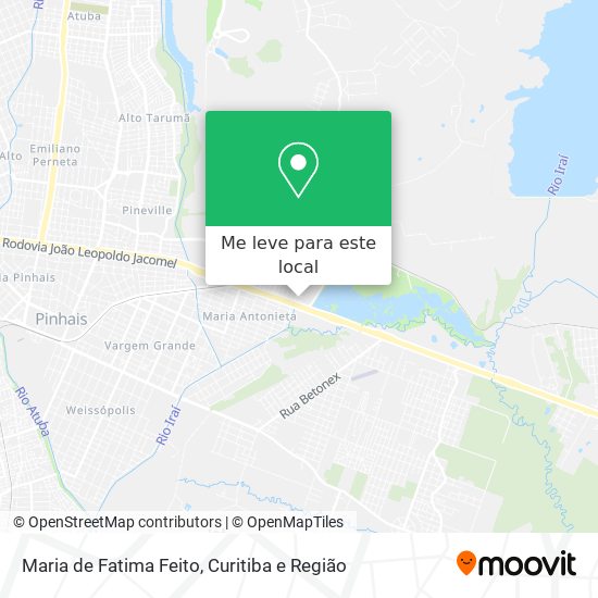 Maria de Fatima Feito mapa