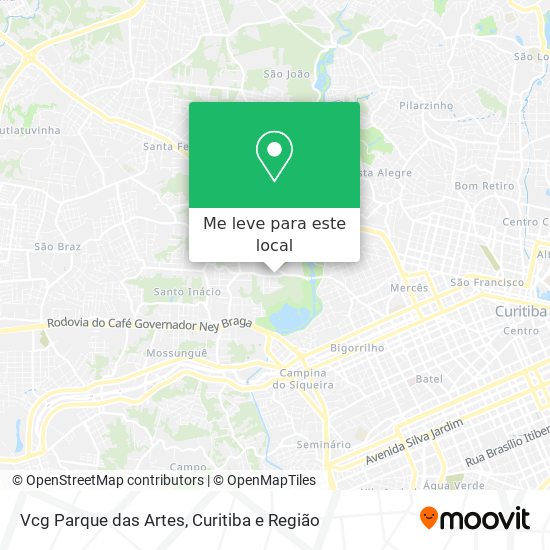 Vcg Parque das Artes mapa