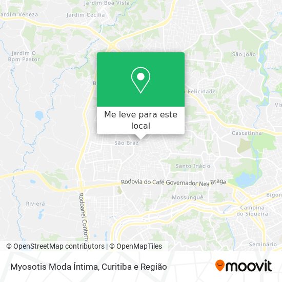 Myosotis Moda Íntima mapa