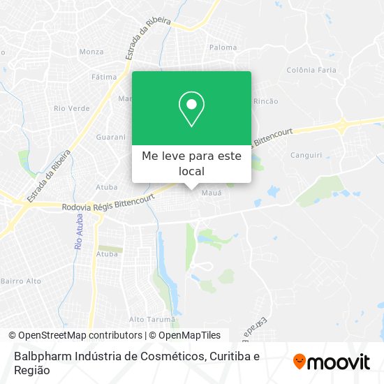 Balbpharm Indústria de Cosméticos mapa