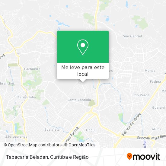 Tabacaria Beladan mapa