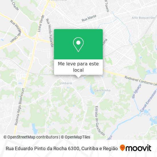 Rua Eduardo Pinto da Rocha 6300 mapa