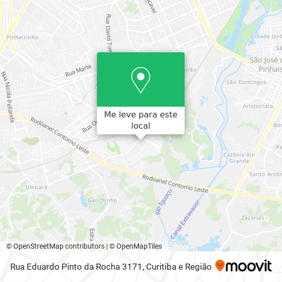 Rua Eduardo Pinto da Rocha 3171 mapa