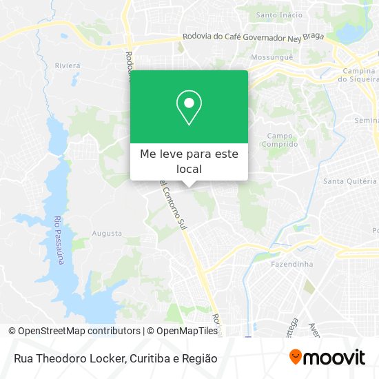 Rua Theodoro Locker mapa