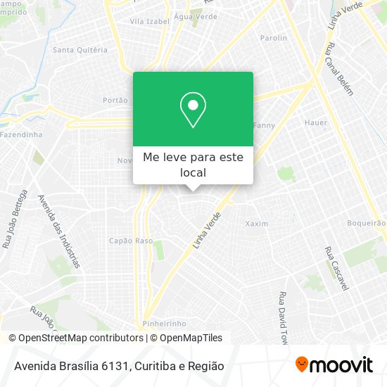 Avenida Brasília 6131 mapa