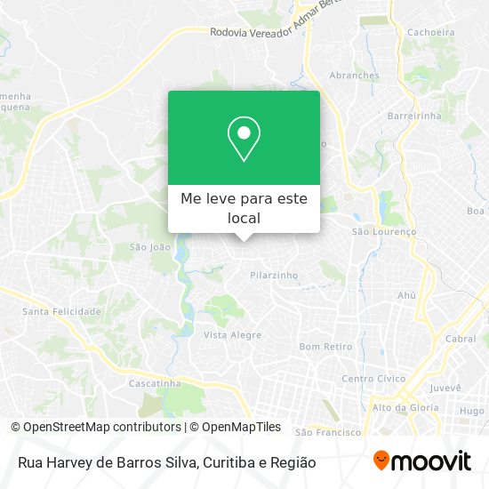 Rua Harvey de Barros Silva mapa