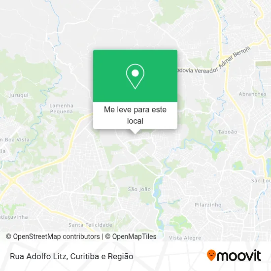 Rua Adolfo Litz mapa
