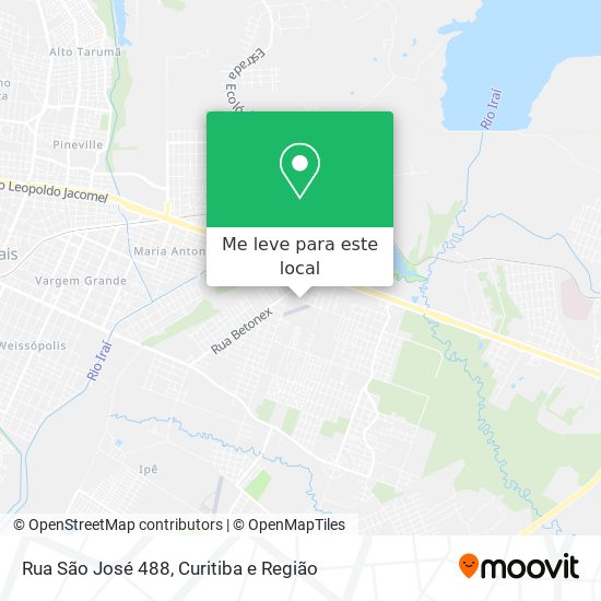 Rua São José 488 mapa