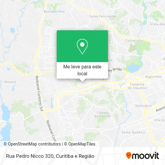 Rua Pedro Nicco 320 mapa