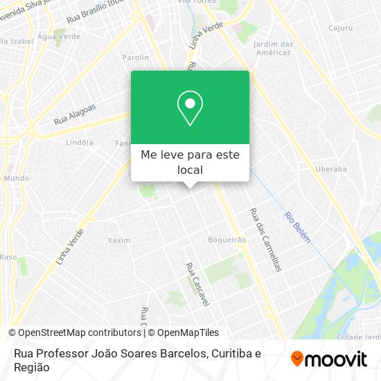Rua Professor João Soares Barcelos mapa