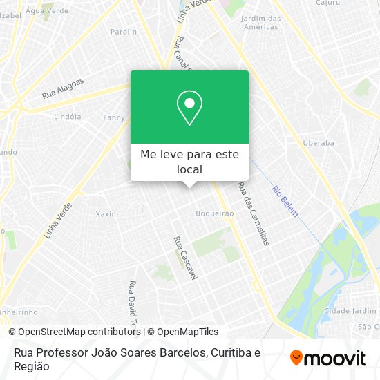 Rua Professor João Soares Barcelos mapa
