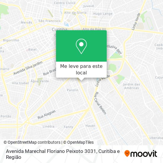 Avenida Marechal Floriano Peixoto 3031 mapa